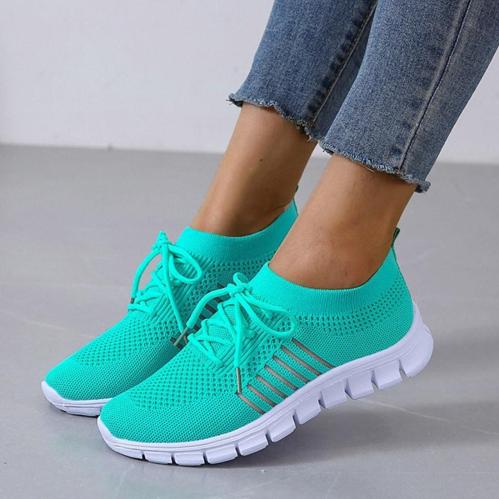 Baskets turquoise Monreux Elise pour femme – design tendance et respirant